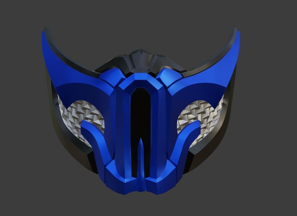 Sub Zero mask from Mortal Kombat 11 - Seeker of Mythologies 3D print model_8
