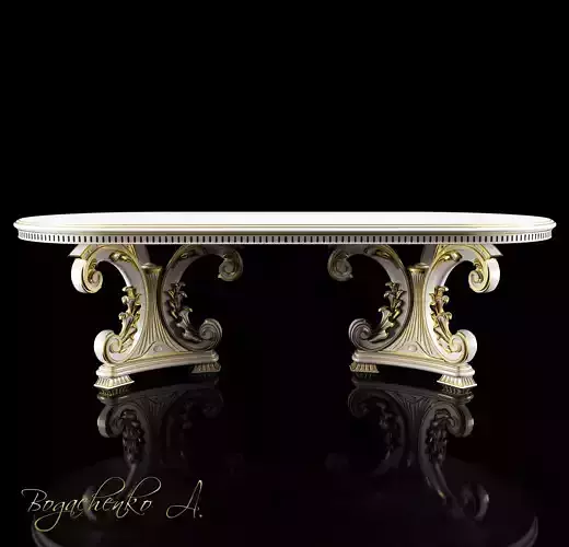 dining table 3D print model