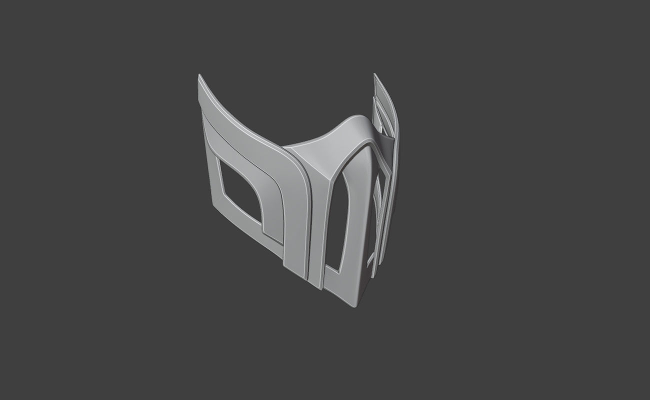 Sub Zero mask from Mortal Kombat 11 - Enemy of Shirai Ryu 3D print model_10