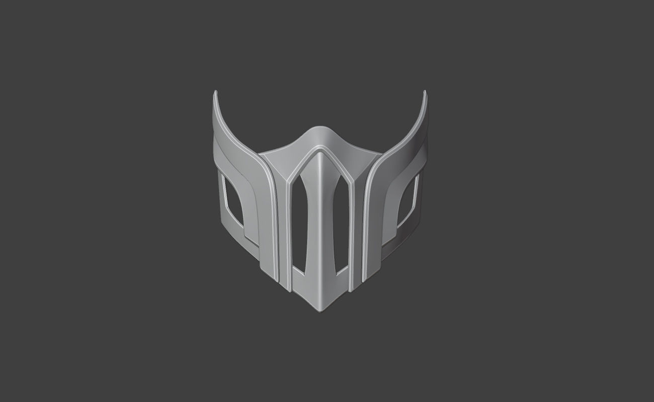 Sub Zero mask from Mortal Kombat 11 - Enemy of Shirai Ryu 3D print model_7