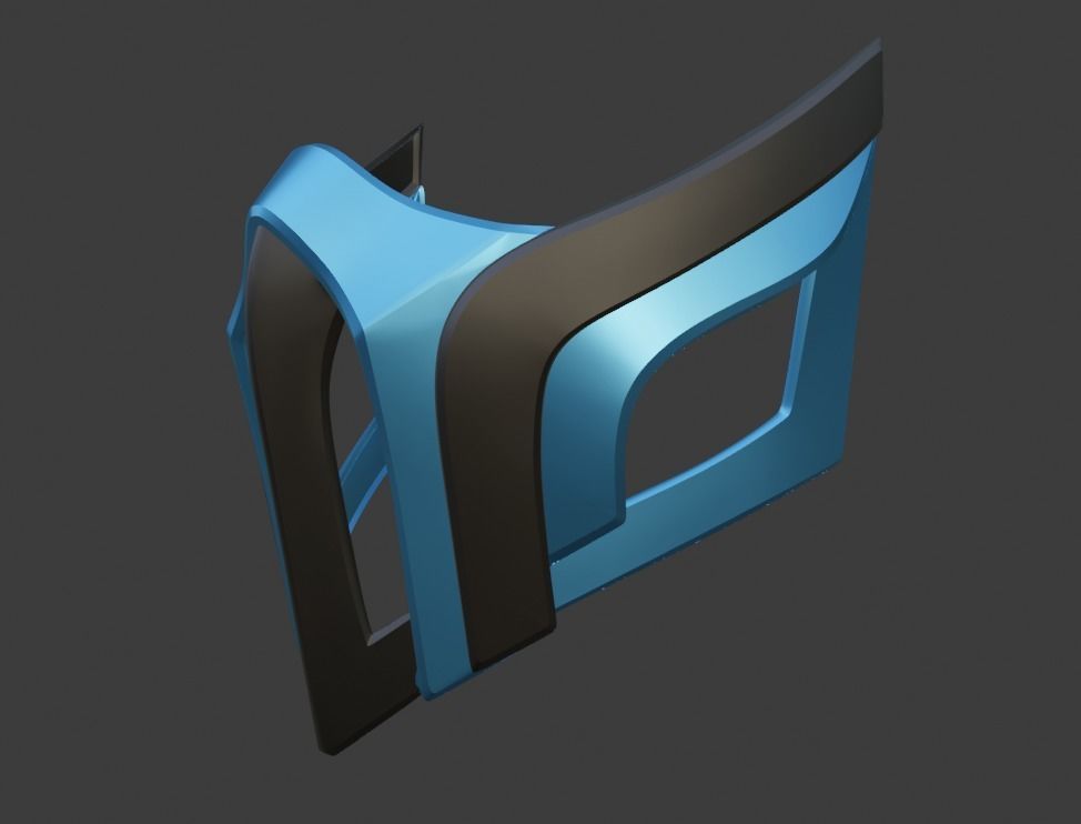 Sub Zero mask from Mortal Kombat 11 - Enemy of Shirai Ryu 3D print model_16