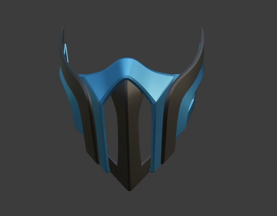 Sub Zero mask from Mortal Kombat 11 - Enemy of Shirai Ryu 3D print model_18