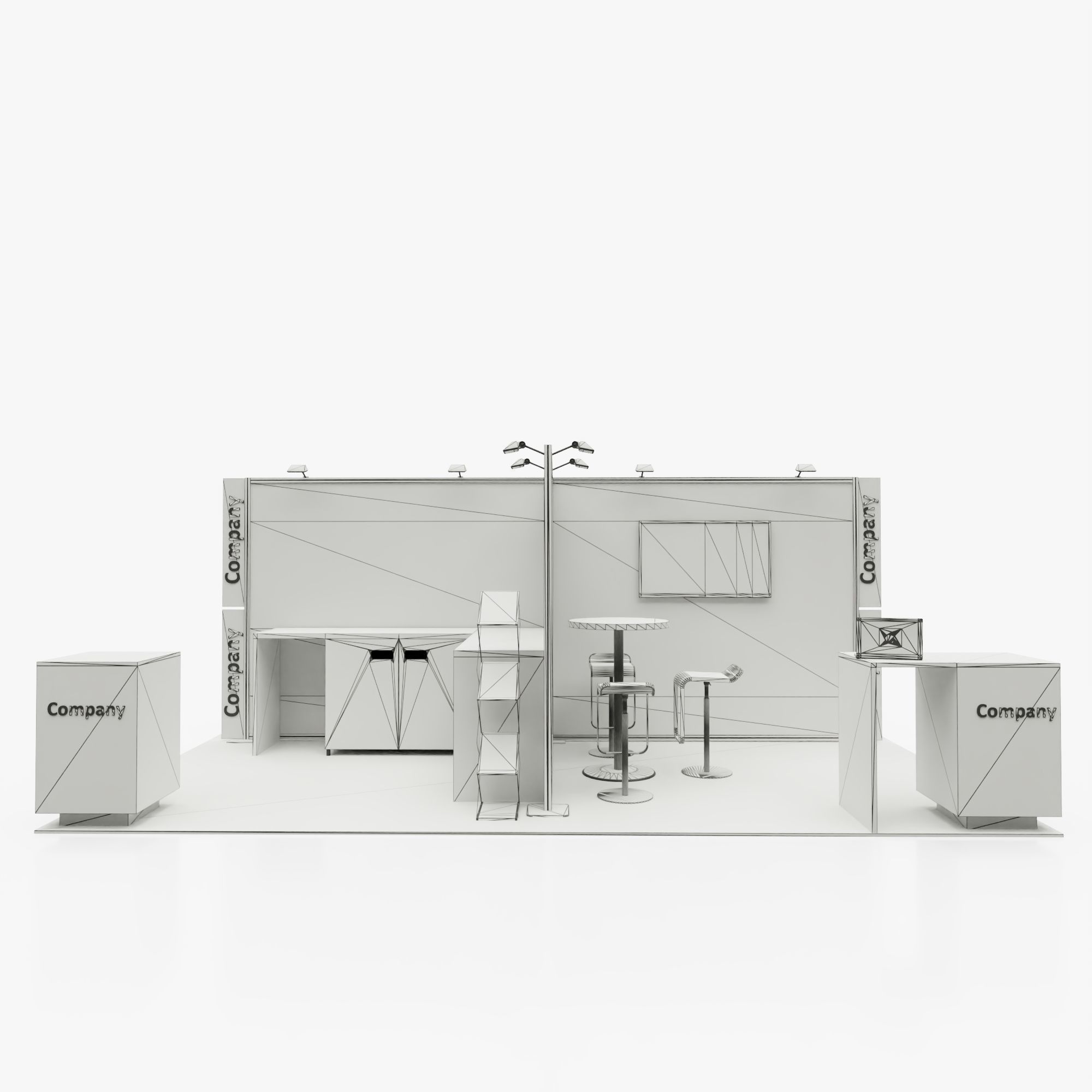 Exhibition stand 3 3D model_7