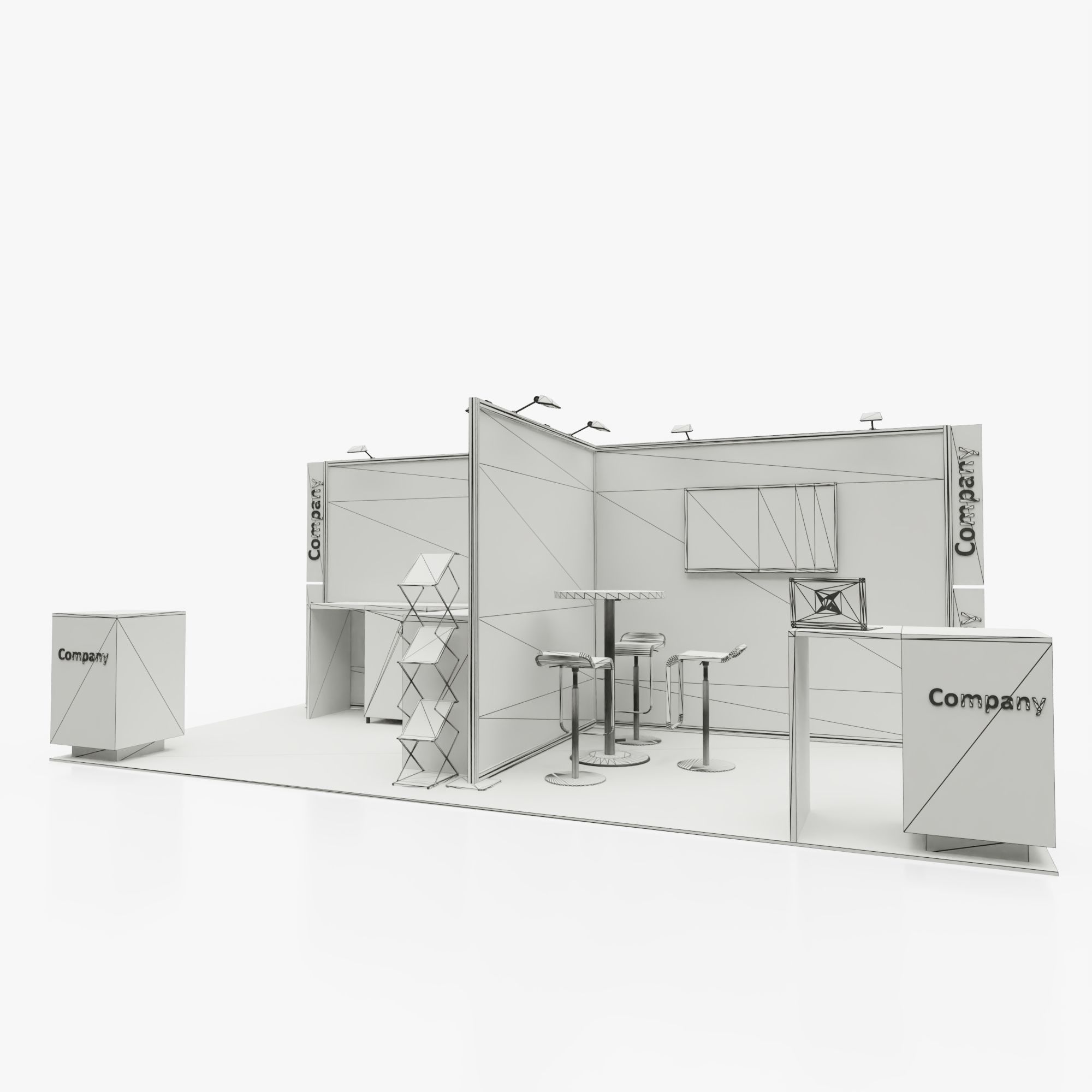 Exhibition stand 3 3D model_6