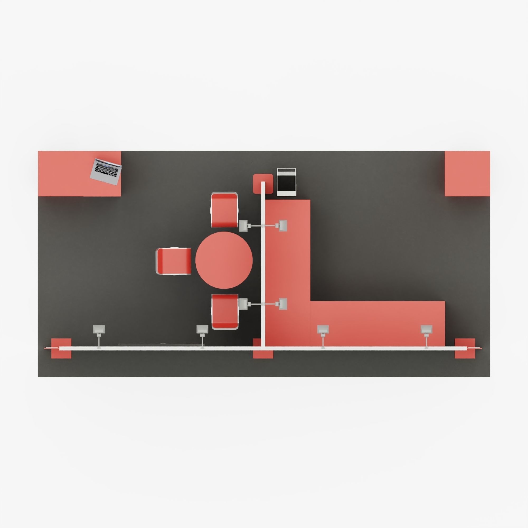 Exhibition stand 3 3D model_5