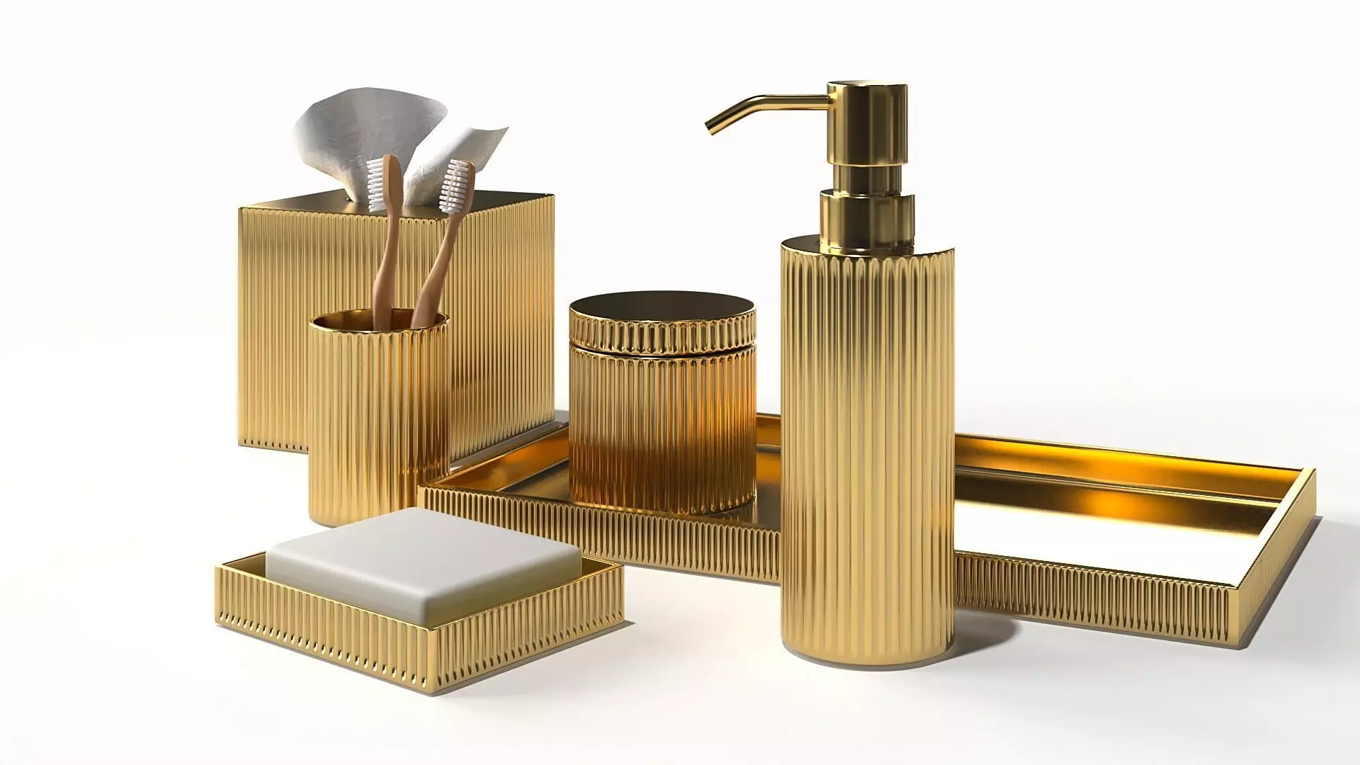 Bathroom Accessories 3D model