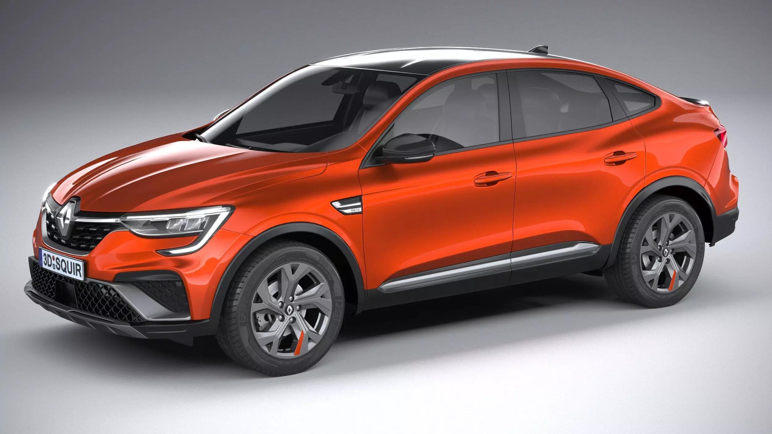Renault Arkana RS-line 2022 3D model_0
