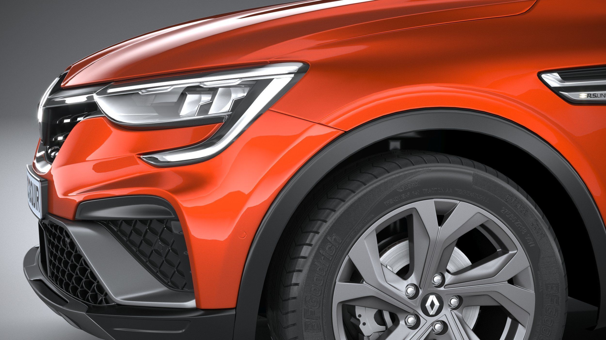 Renault Arkana RS-line 2022 3D model_3