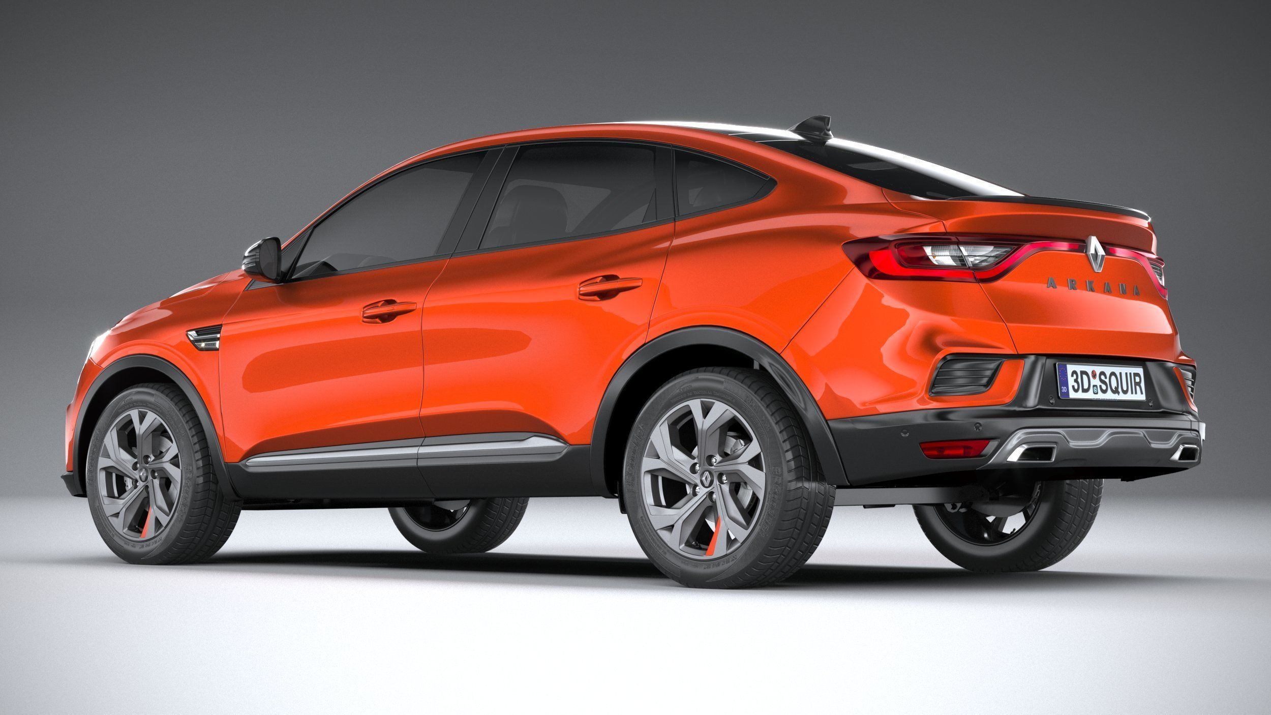 Renault Arkana RS-line 2022 3D model_5