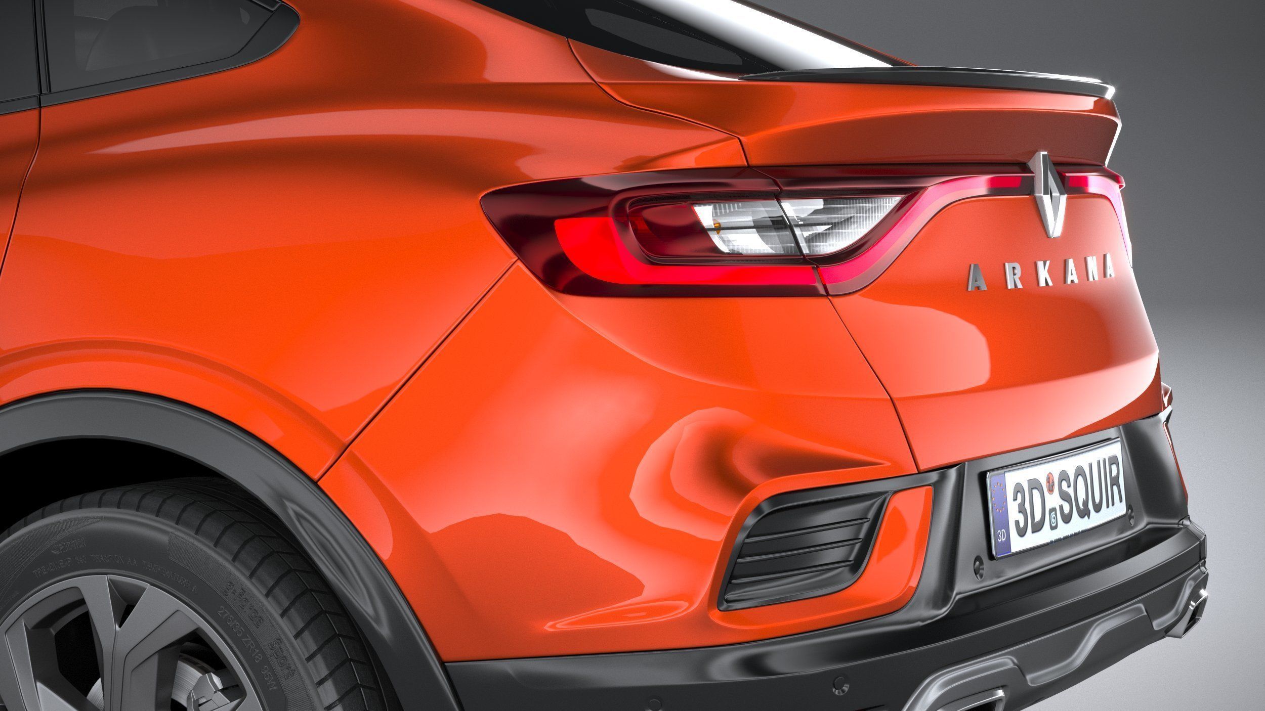 Renault Arkana RS-line 2022 3D model_6
