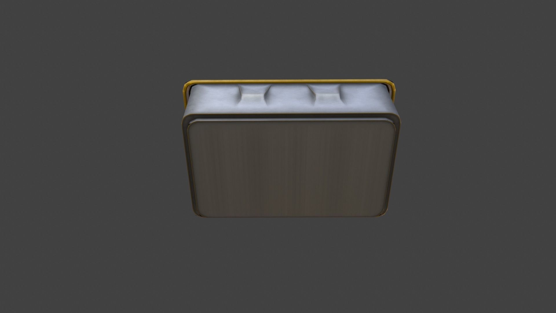 Plastic box Low-poly 3D model_5
