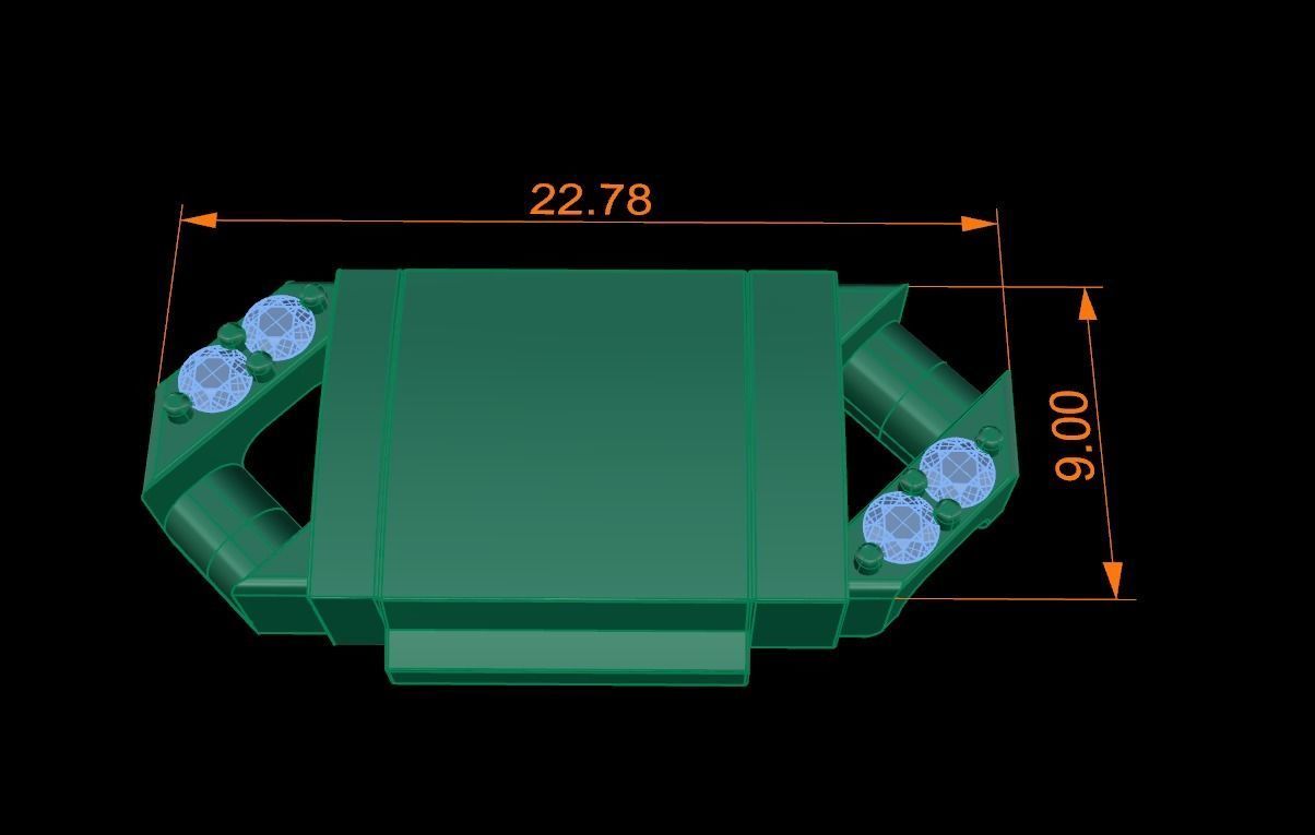 Cuban Diamond Chain Link Box Style 9MM WIDTH 3D print model_9
