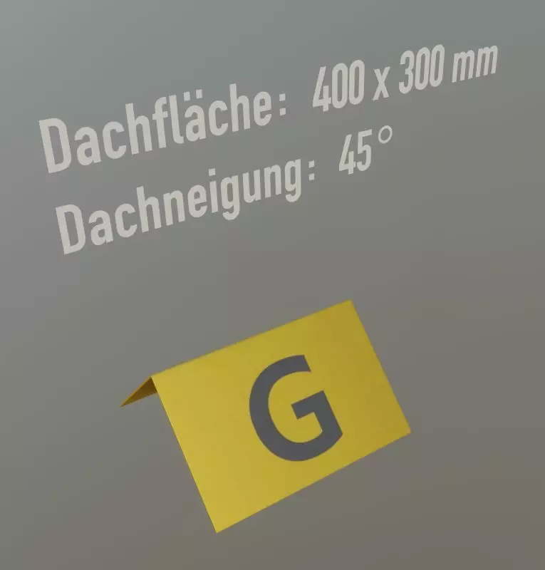 Flugmarkierungshaube 400x300mm 45 Low-poly 3D model_0