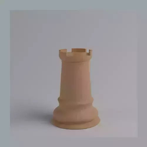 Chess Rook 3D model
