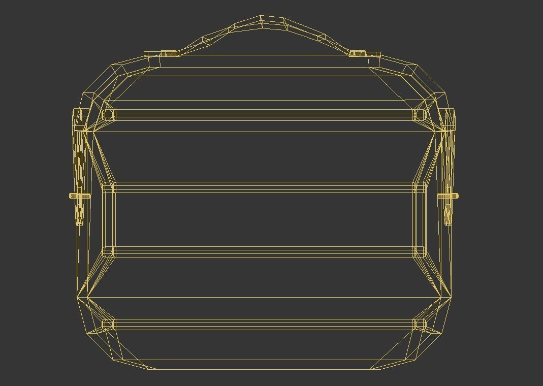 Ammo case Low-poly 3D model_5