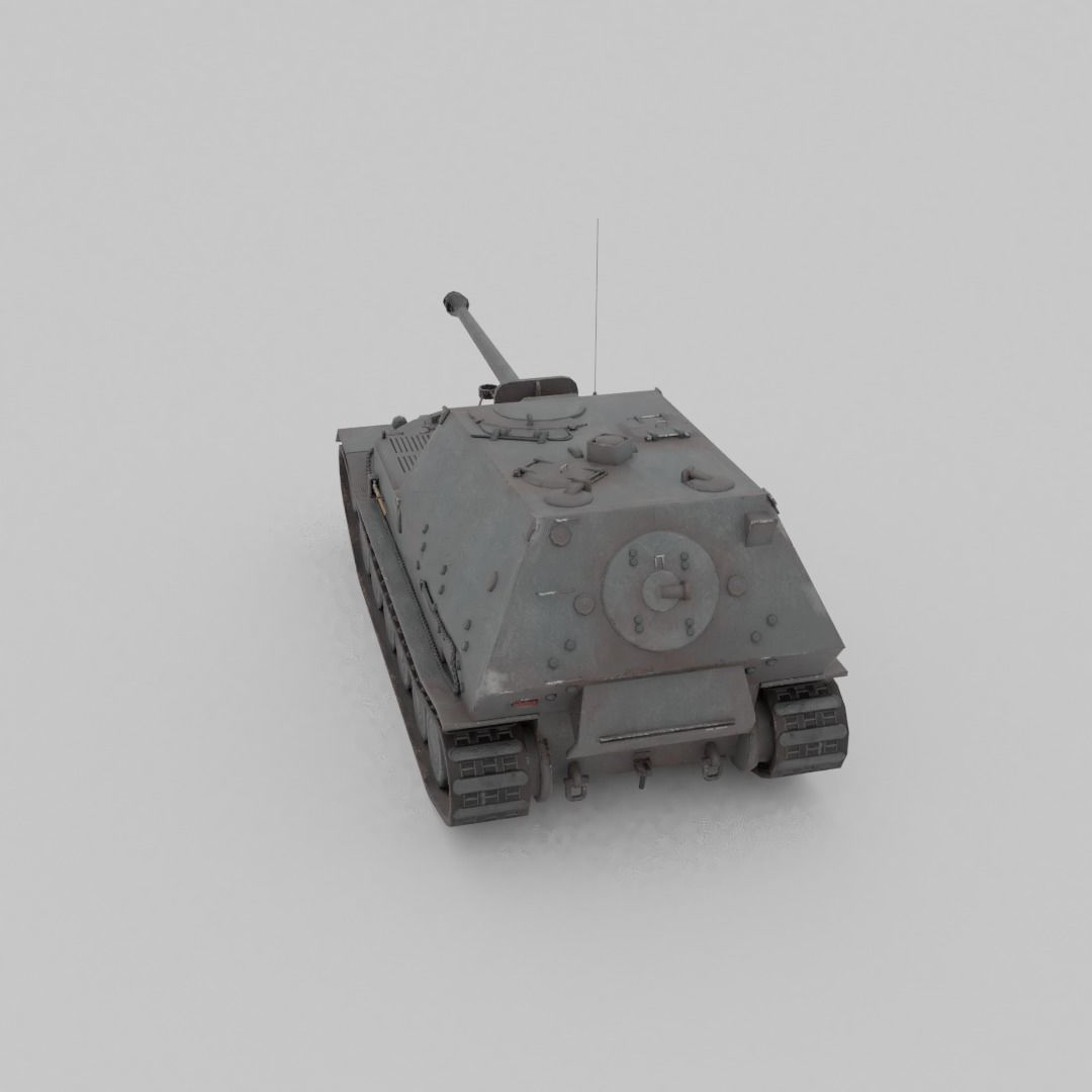 Ferdinand - Elefant Heavy Tank Destroyer Low-poly 3D model_20