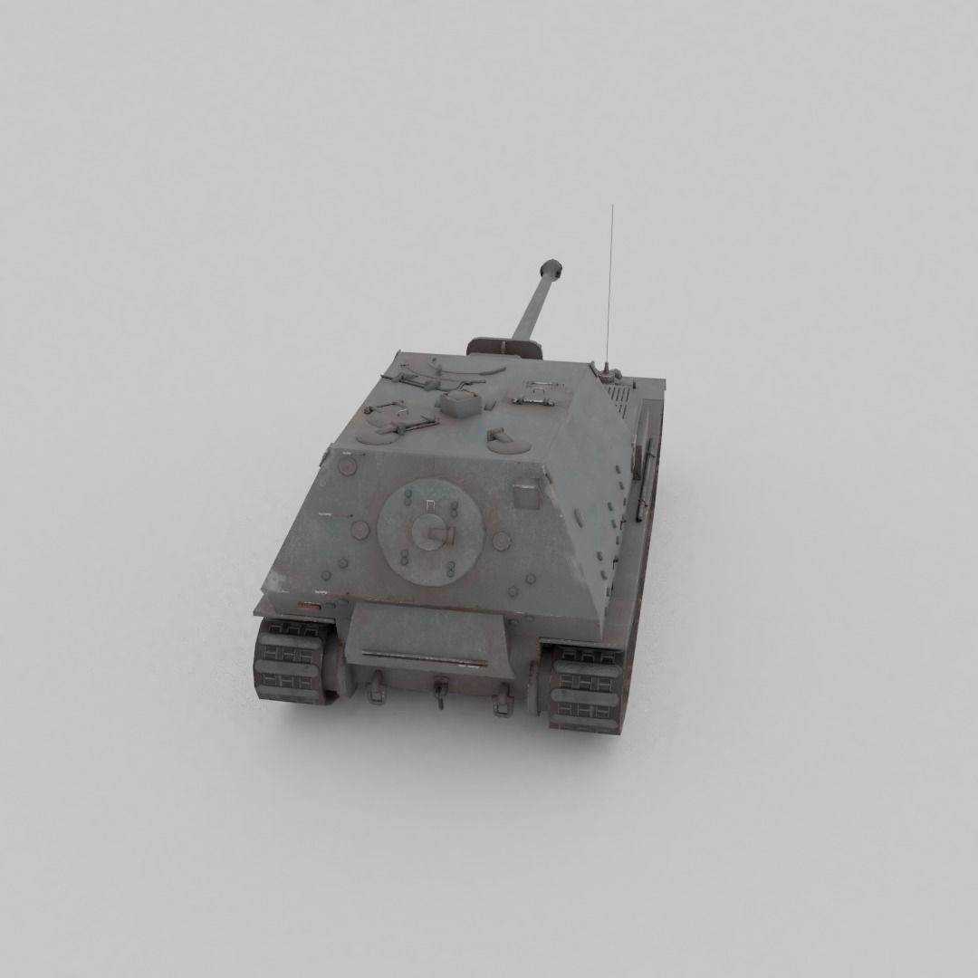 Ferdinand - Elefant Heavy Tank Destroyer Low-poly 3D model_19