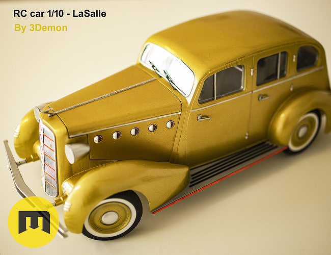 RC model LaSalle 3D print model 2