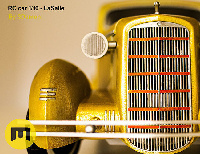 RC model LaSalle 3D print model 3