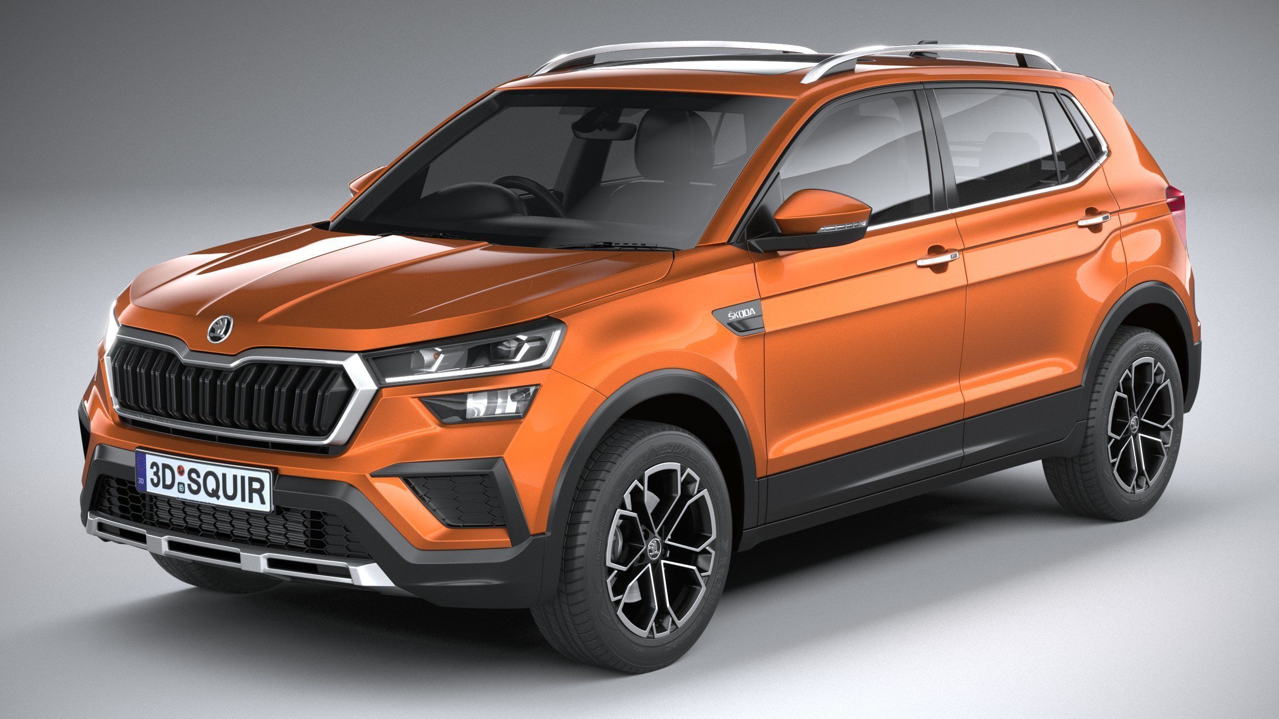 Skoda Kushaq 2021 3D model_1