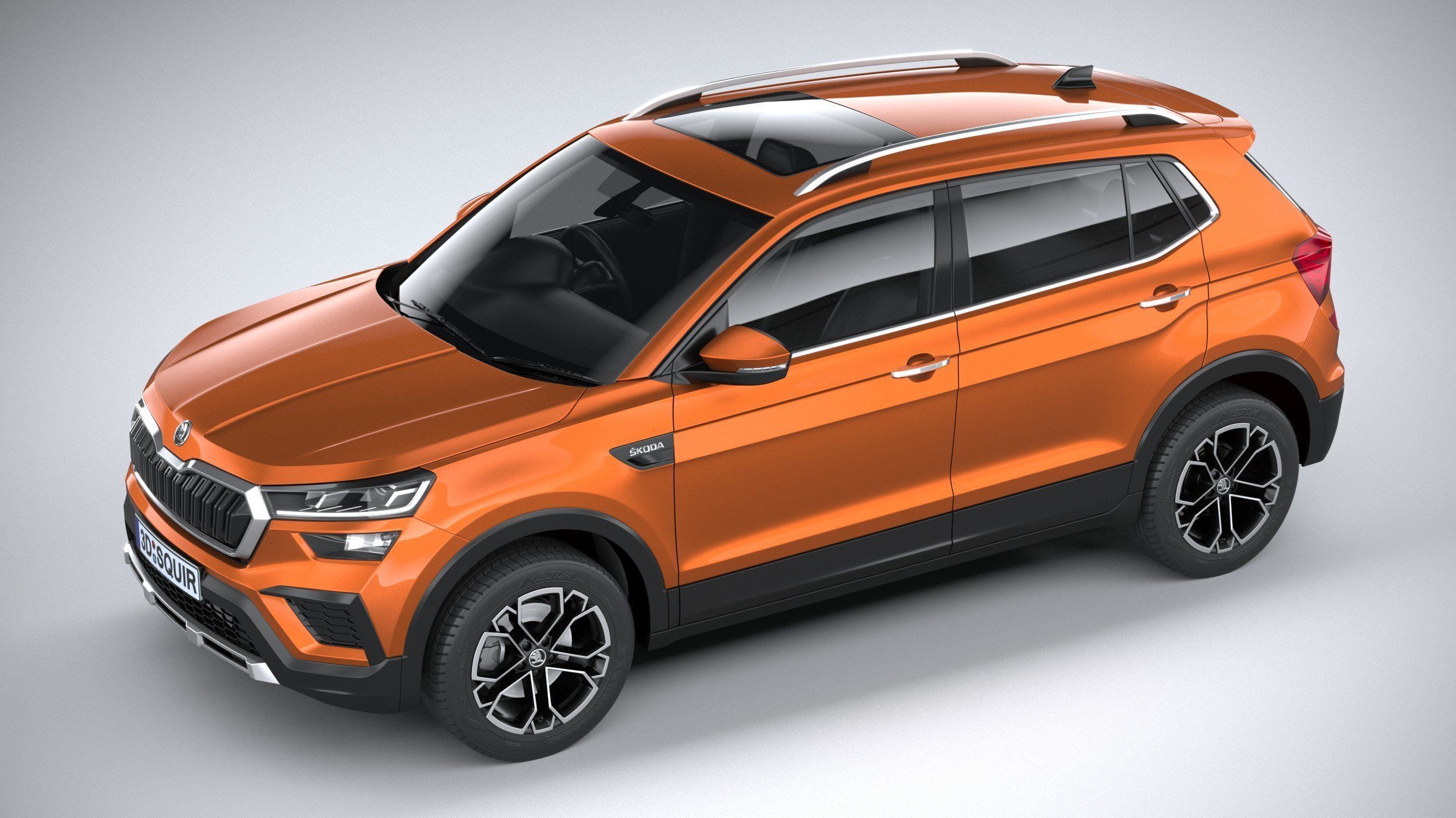 Skoda Kushaq 2021 3D model_7