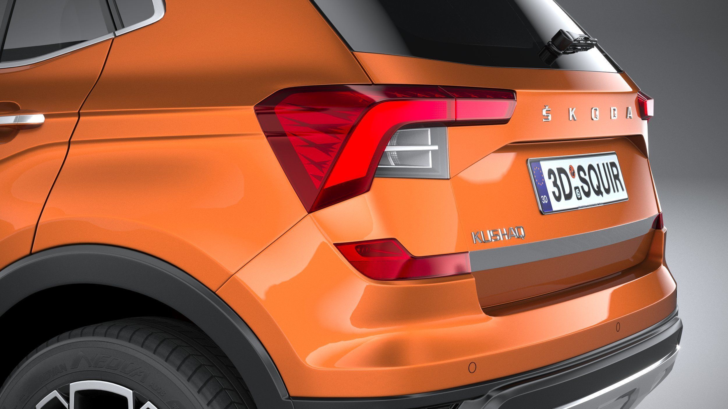 Skoda Kushaq 2021 3D model_6
