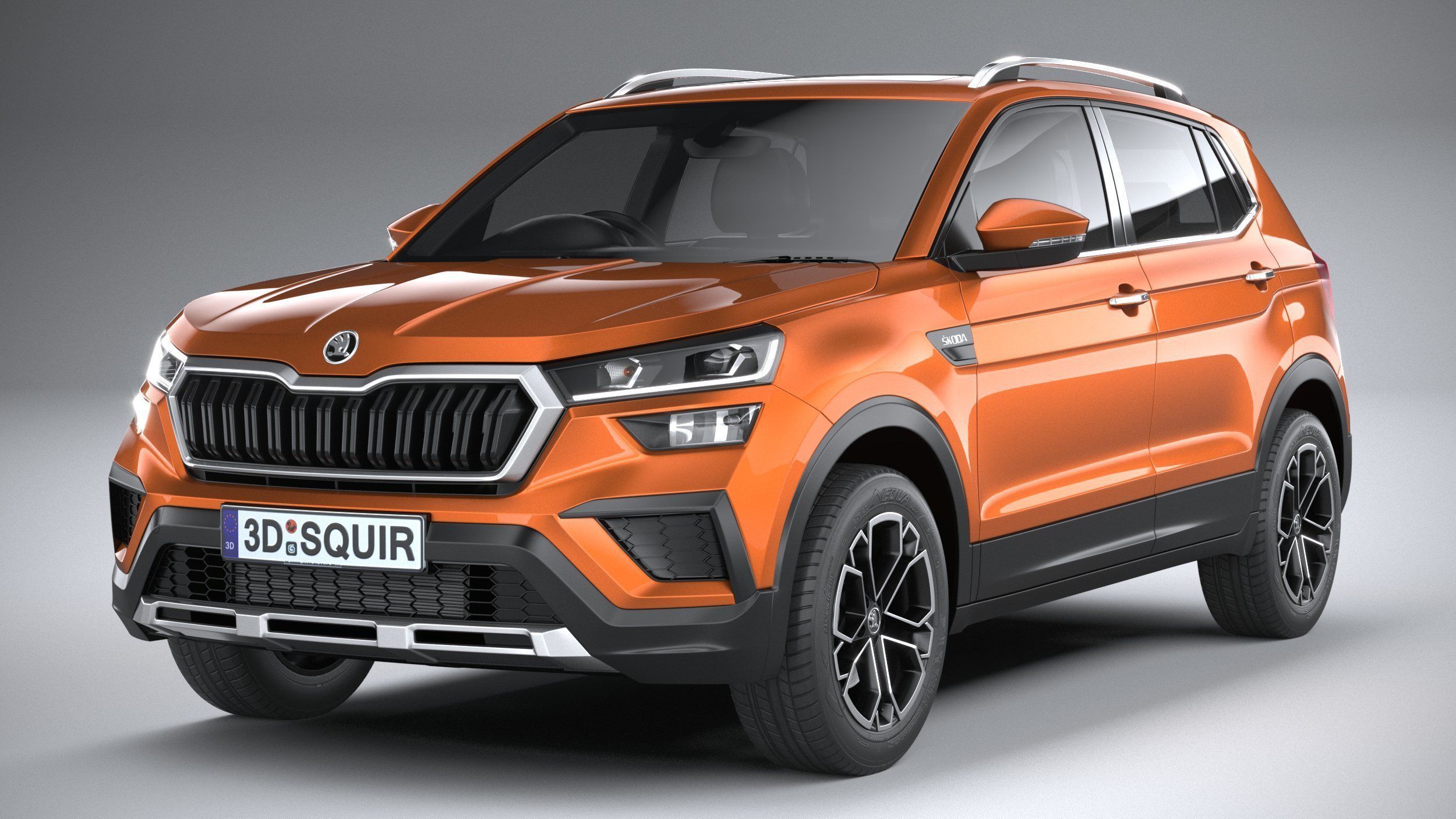 Skoda Kushaq 2021 3D model_2