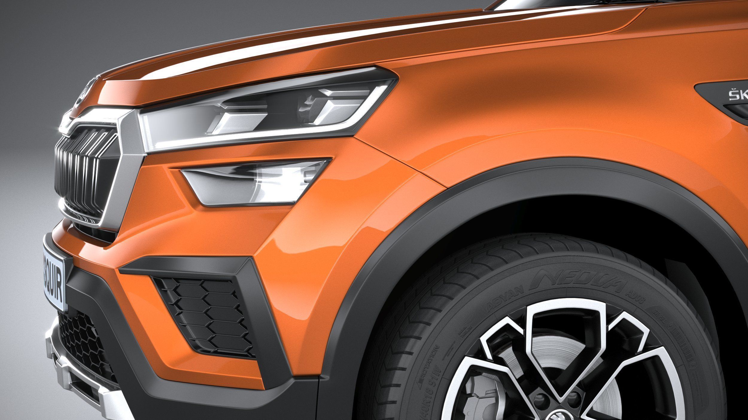 Skoda Kushaq 2021 3D model_3