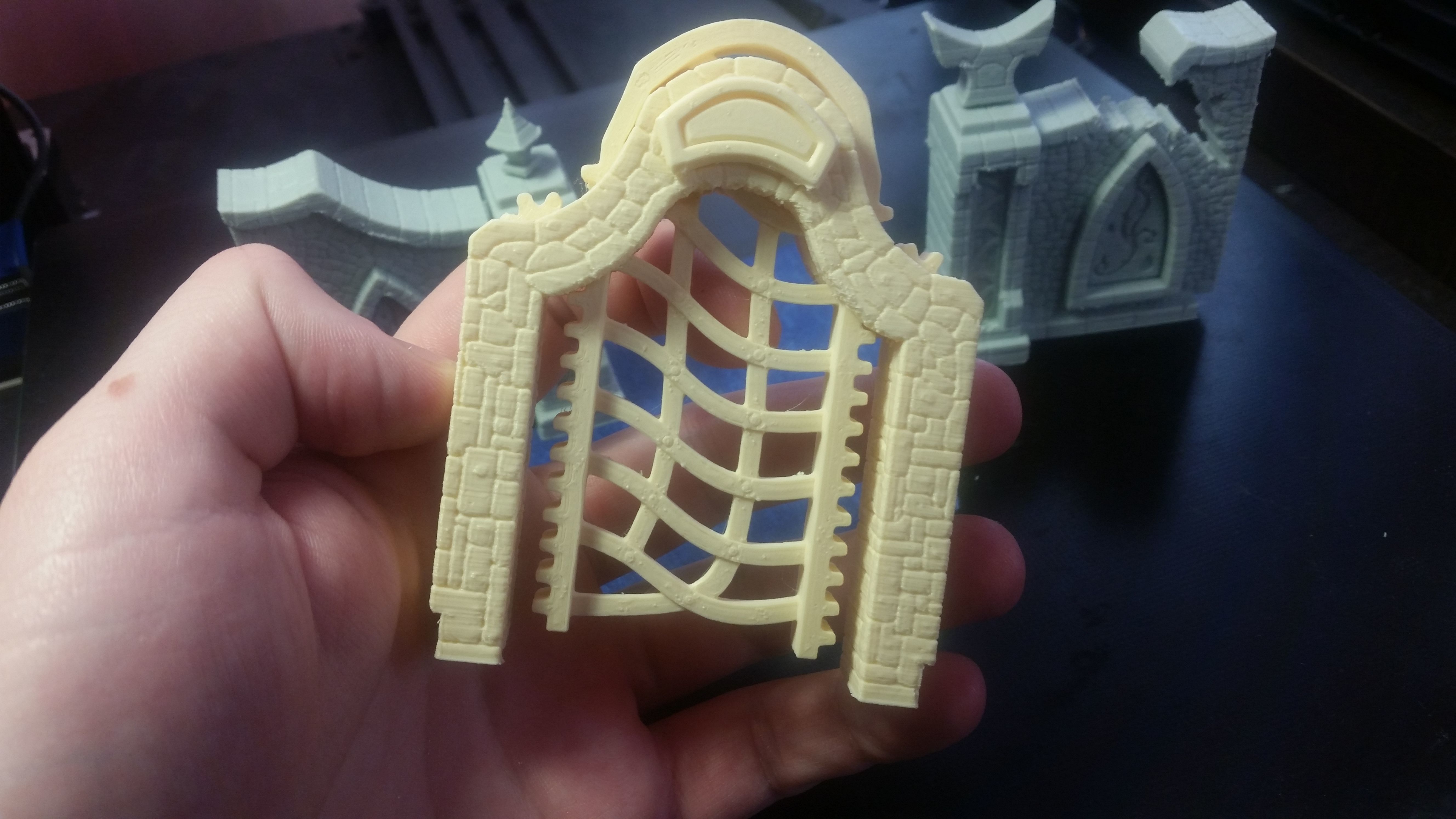 Fantasy gate 3d print 3D print model_1