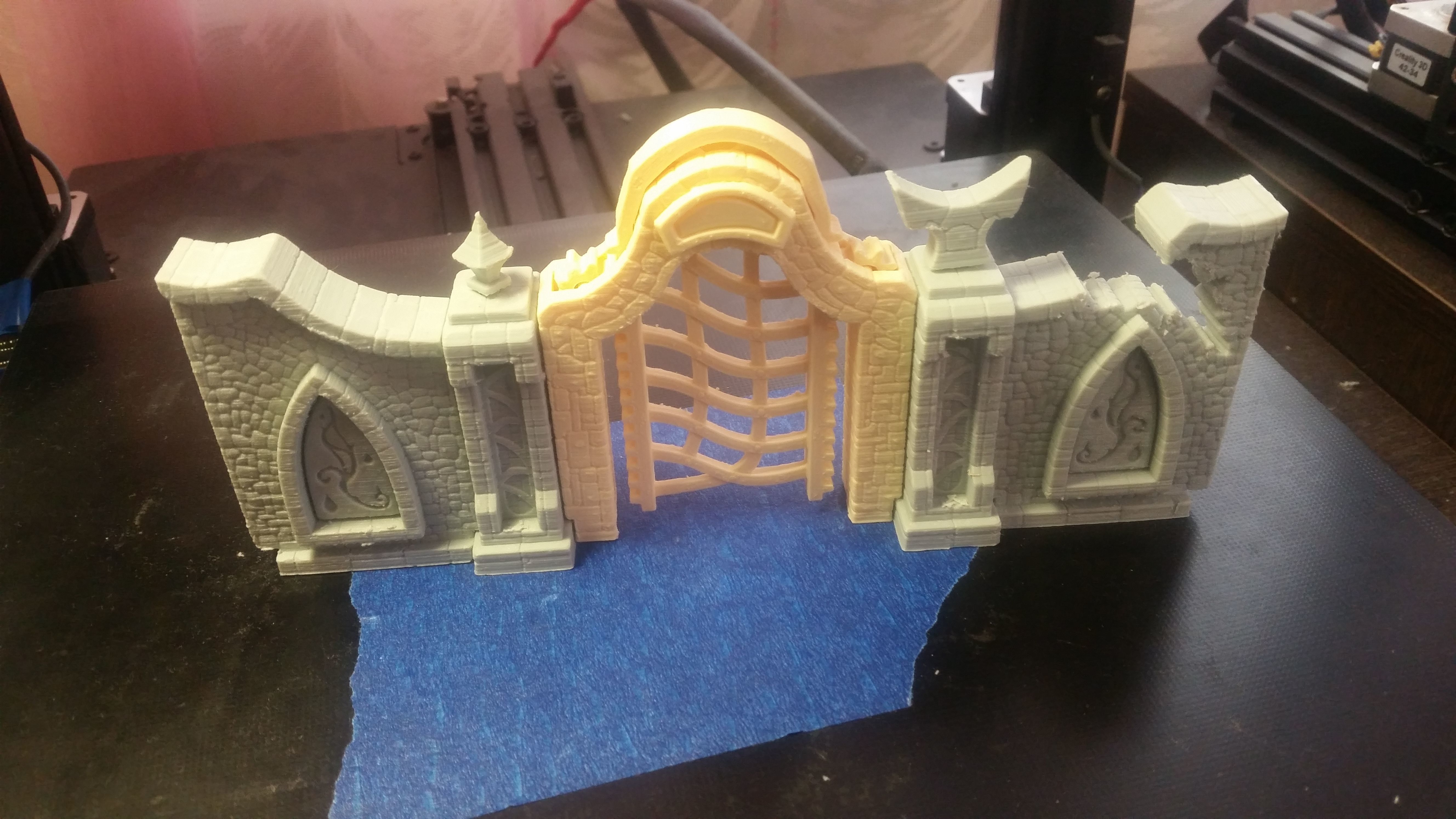 Fantasy gate 3d print 3D print model_4