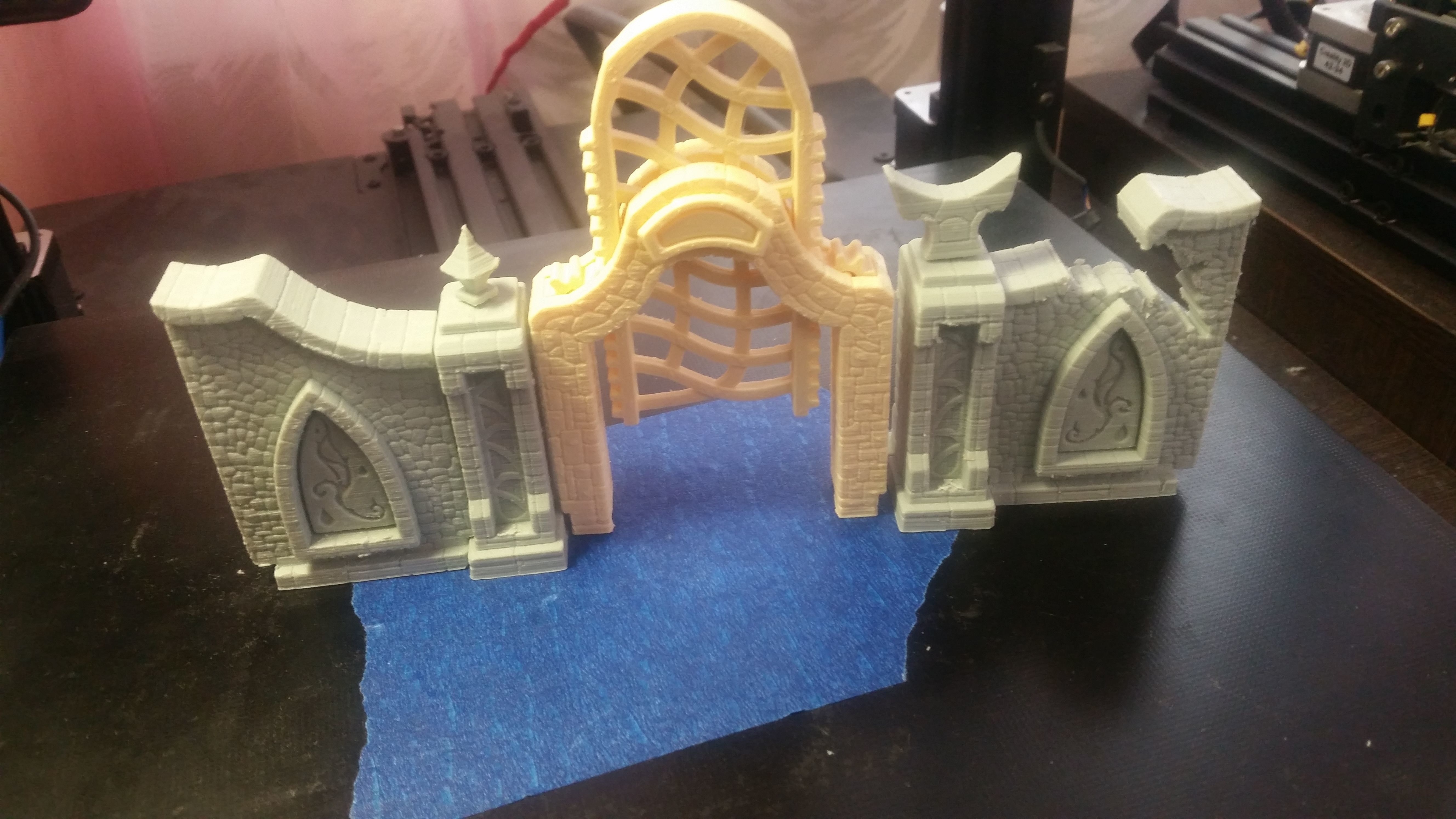 Fantasy gate 3d print 3D print model_5