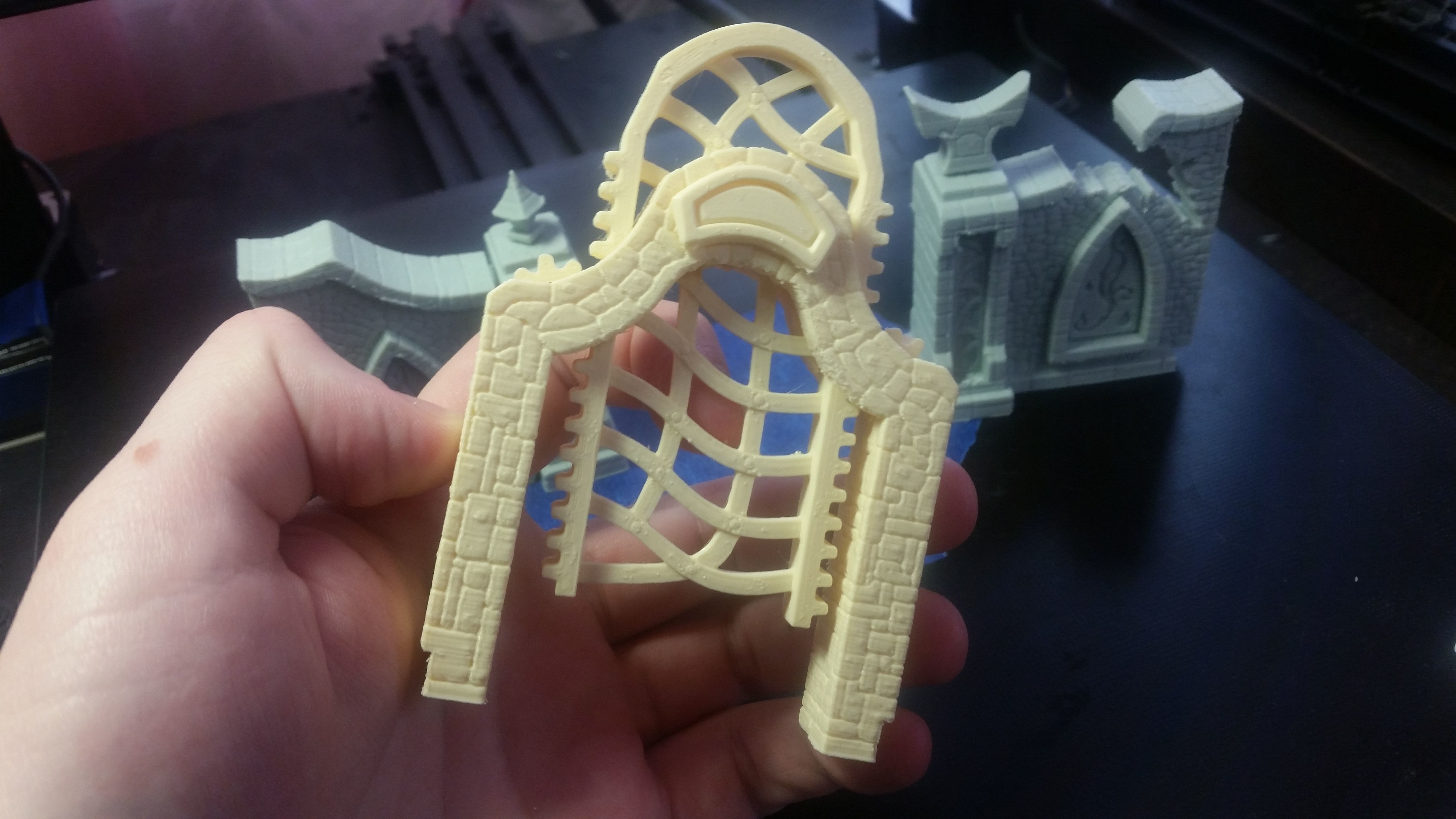 Fantasy gate 3d print 3D print model_2