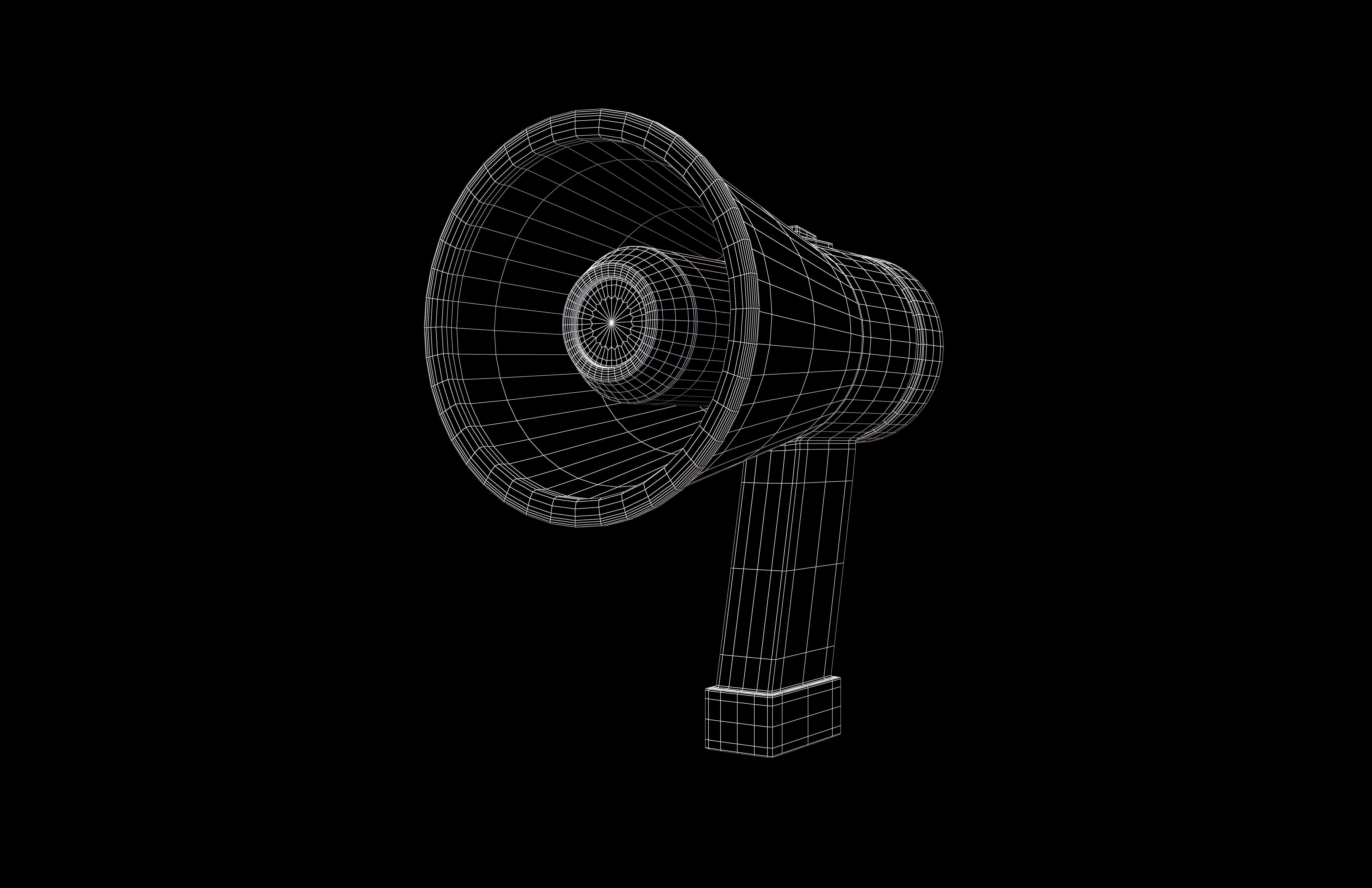Loudspeaker v1 001 Low-poly 3D model_7