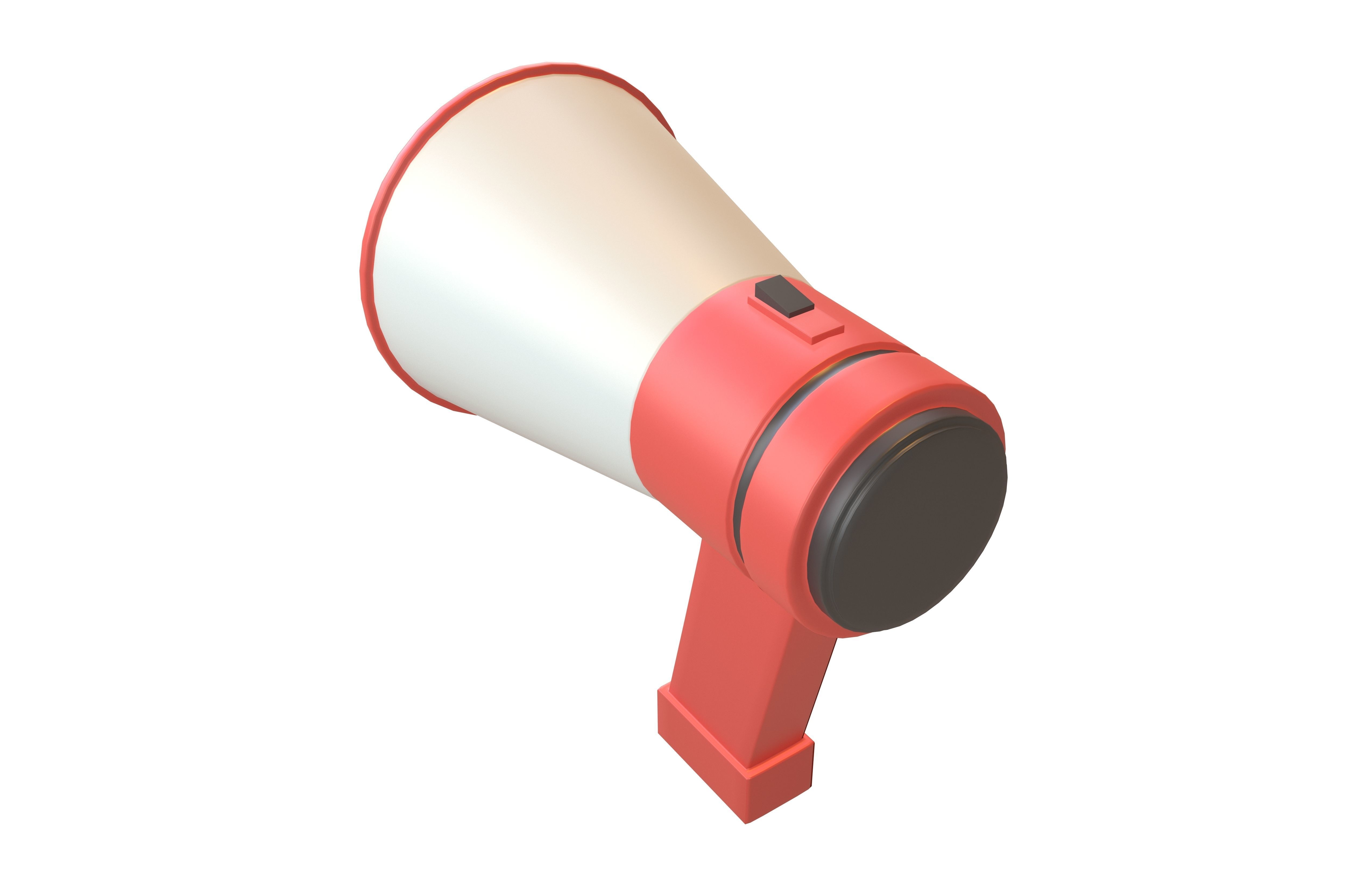 Loudspeaker v1 001 Low-poly 3D model_2