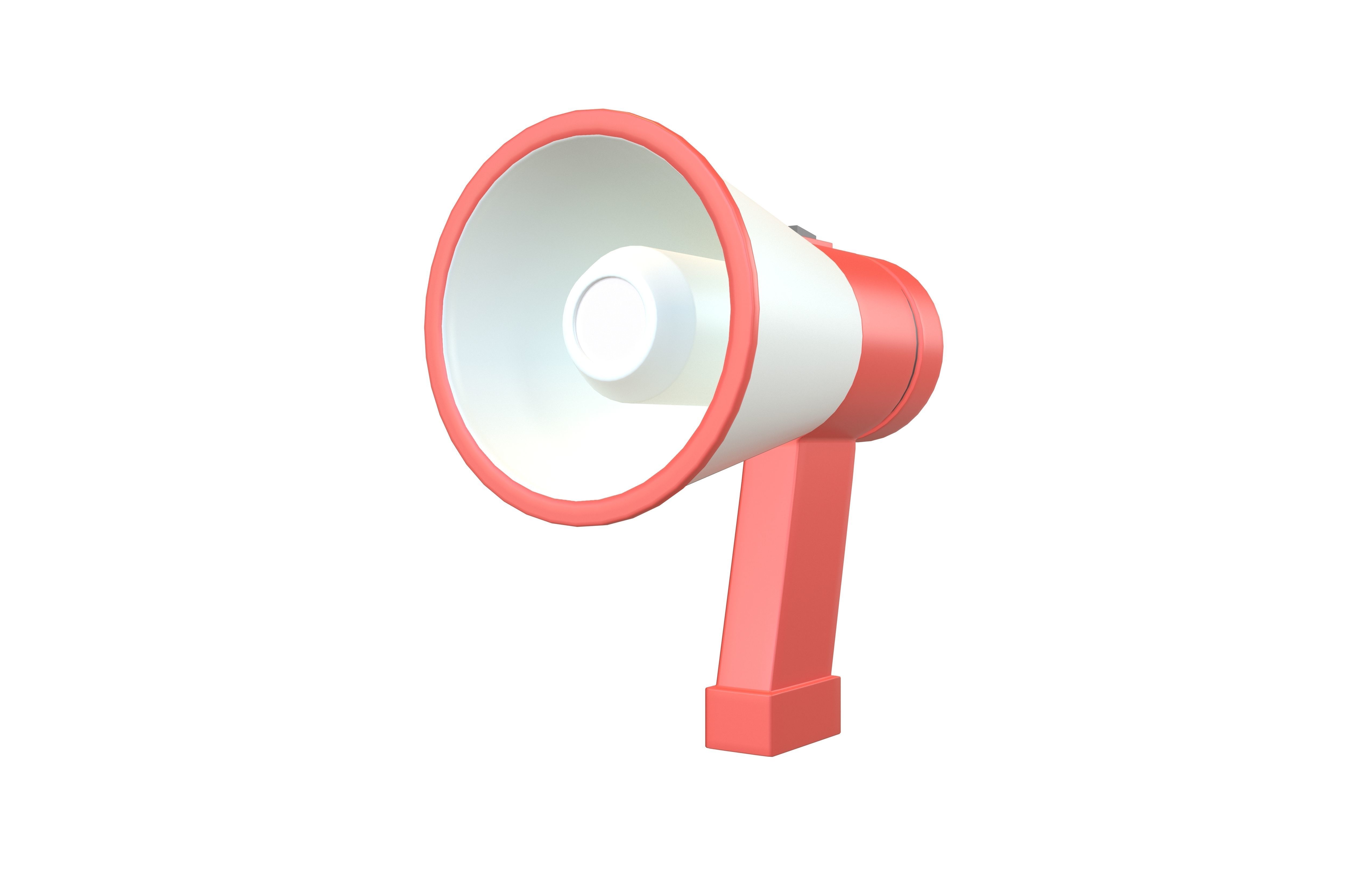 Loudspeaker v1 001 Low-poly 3D model_3