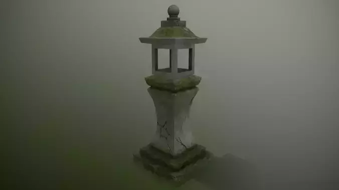 Stone Asian Lantern