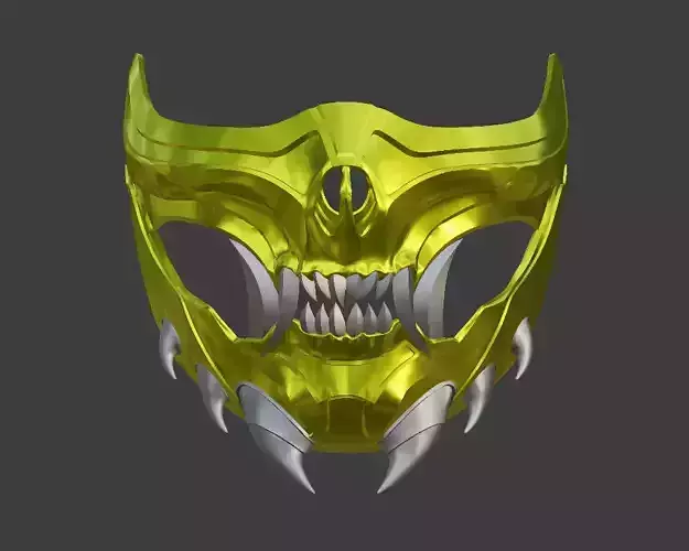 Scorpion mask from Mortal Kombat 11 - Faithful Warrior