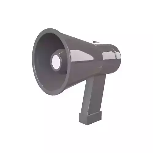 Loudspeaker v1 006 Low-poly 3D model