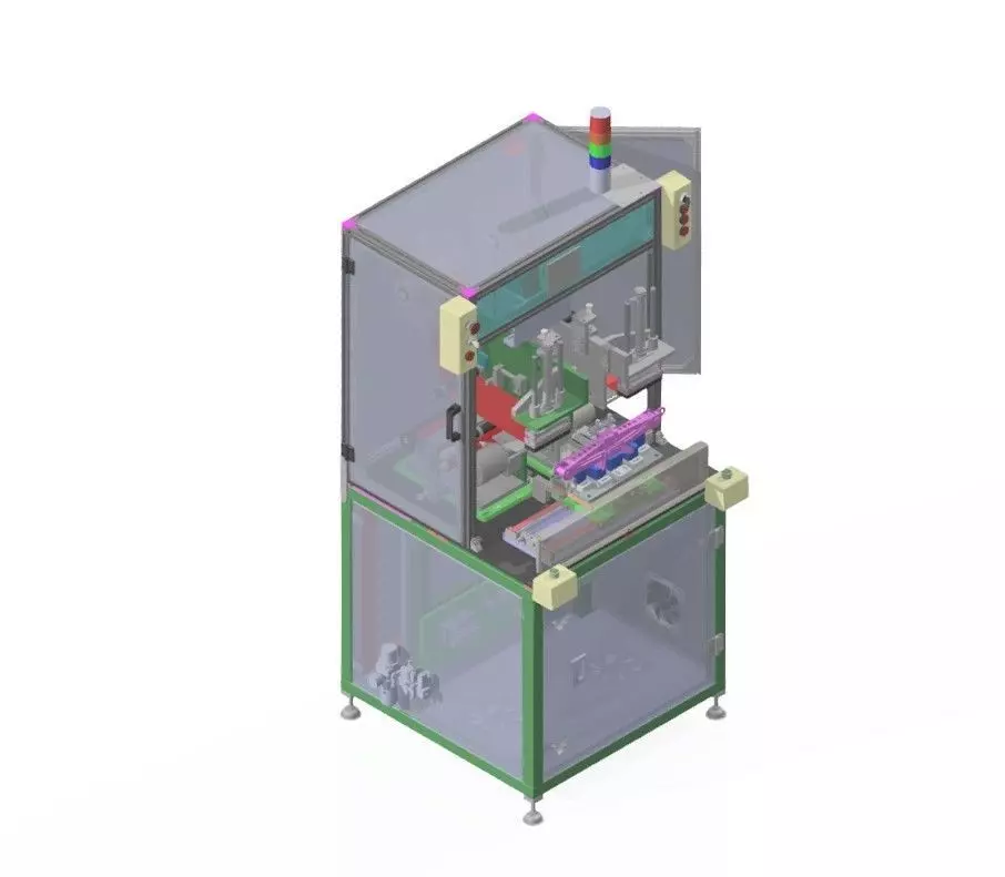 Labeling Machine For Sticker Label of Jack Screw 3D model