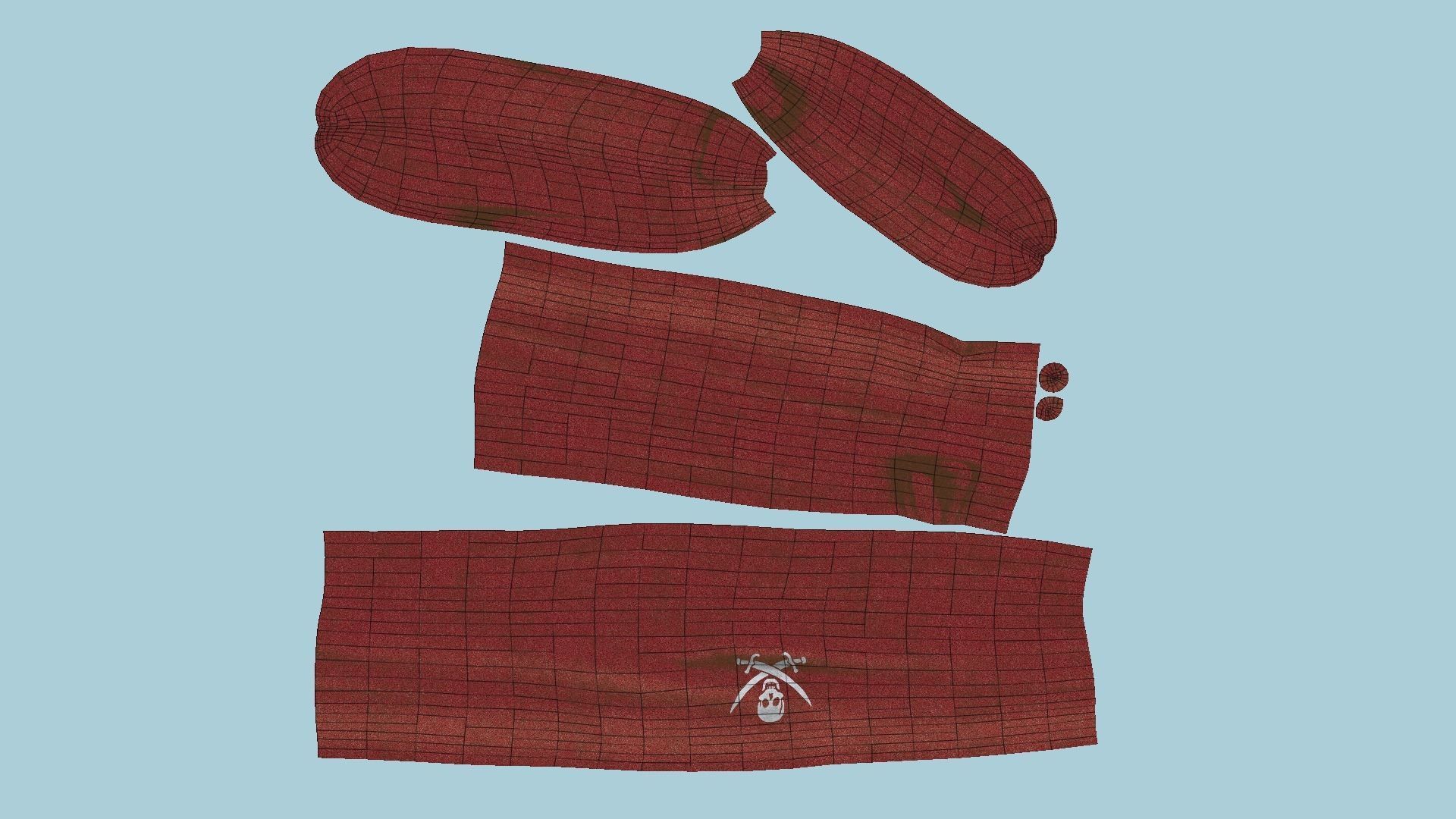 04 Pirate Bandana - Character Design 3D Model Collection_22