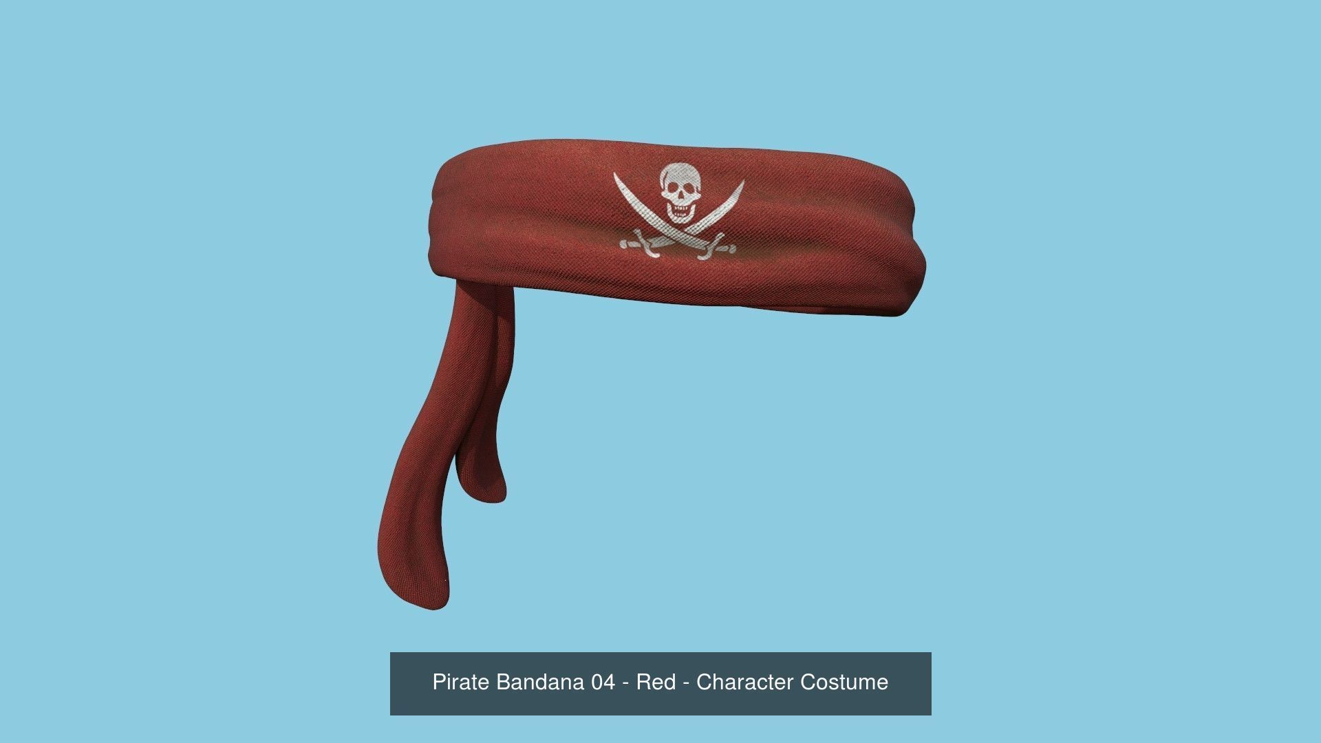 04 Pirate Bandana - Character Design 3D Model Collection_4