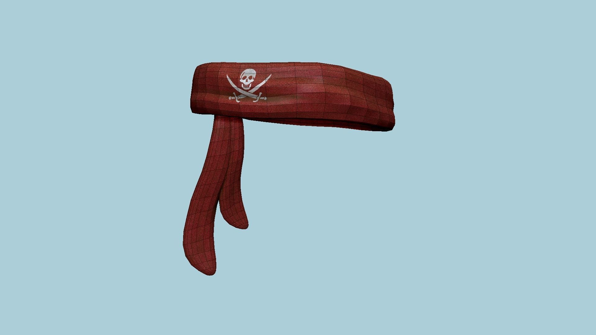 04 Pirate Bandana - Character Design 3D Model Collection_23