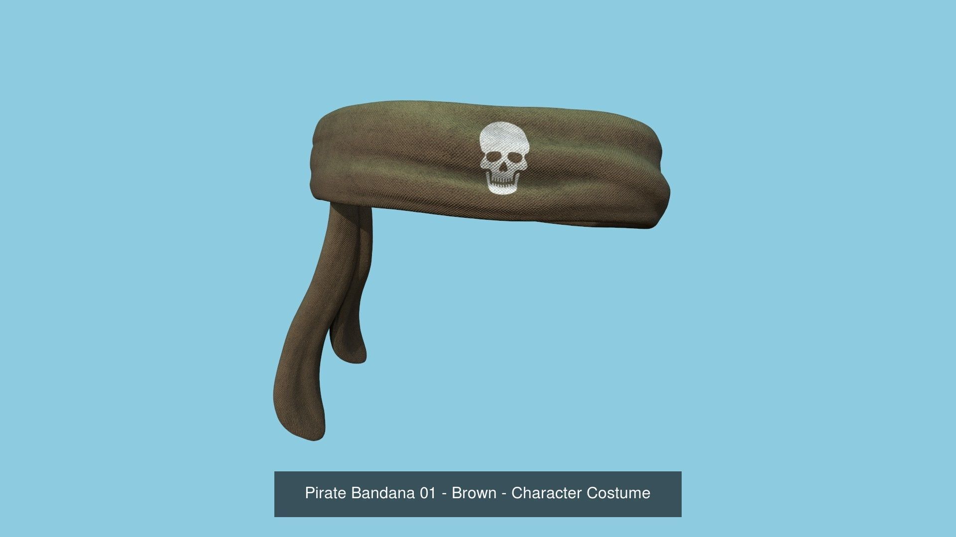 04 Pirate Bandana - Character Design 3D Model Collection_1
