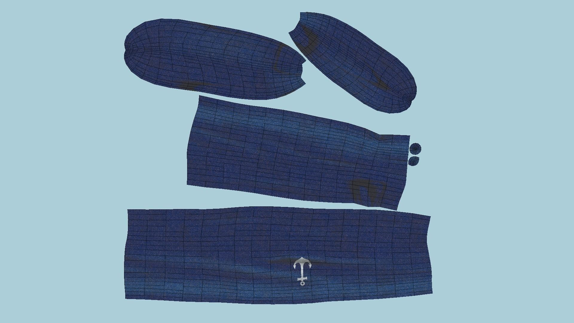 04 Pirate Bandana - Character Design 3D Model Collection_8