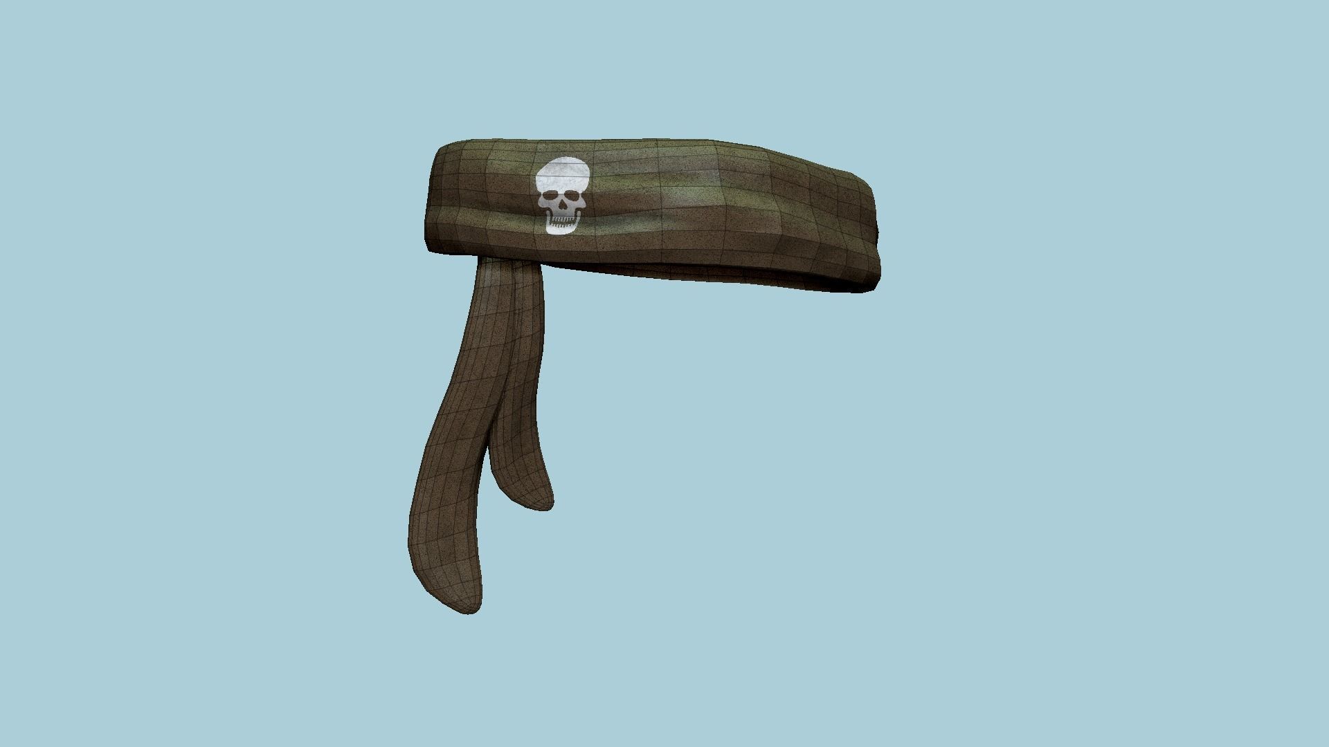 04 Pirate Bandana - Character Design 3D Model Collection_6