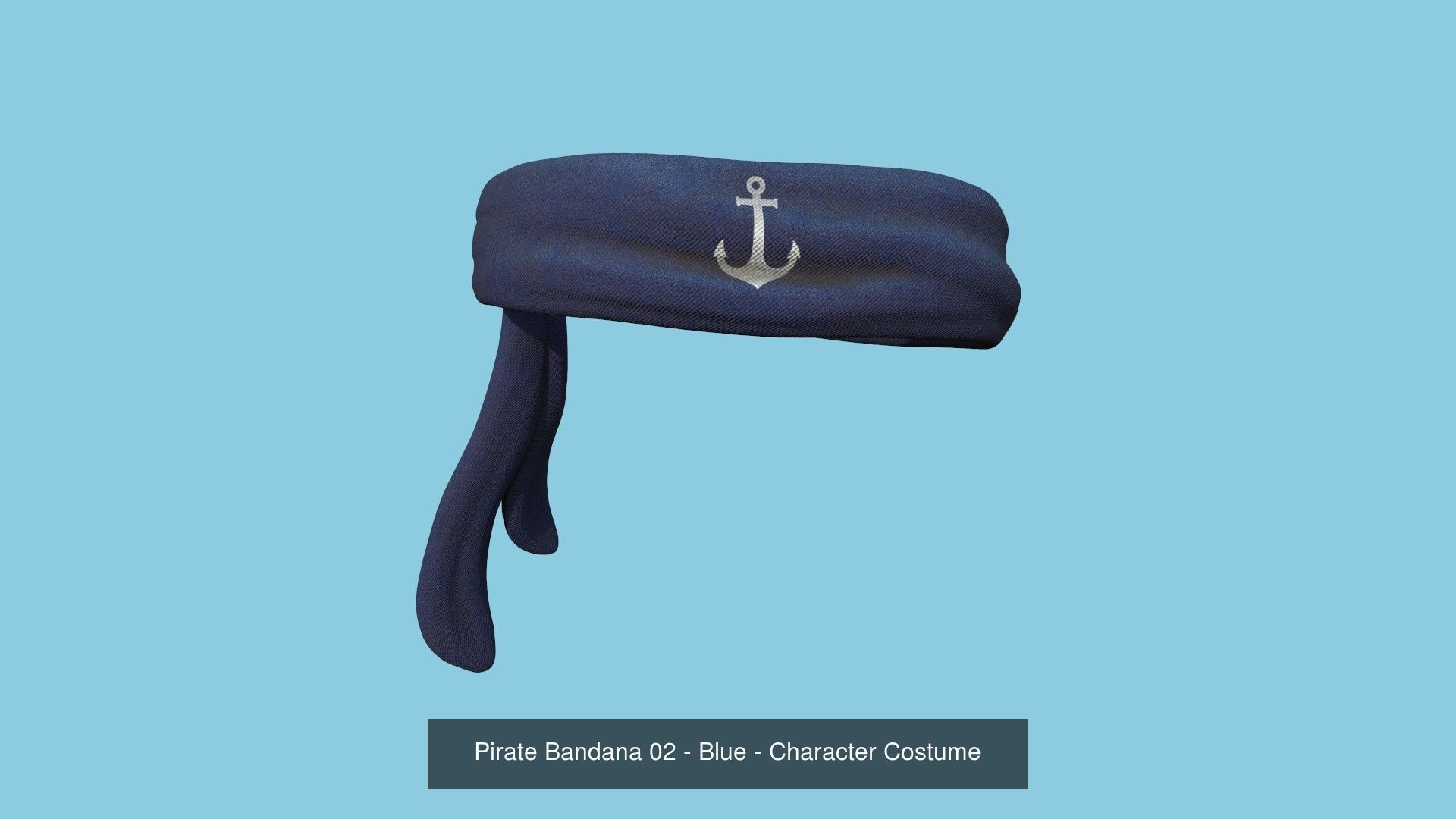 04 Pirate Bandana - Character Design 3D Model Collection_2