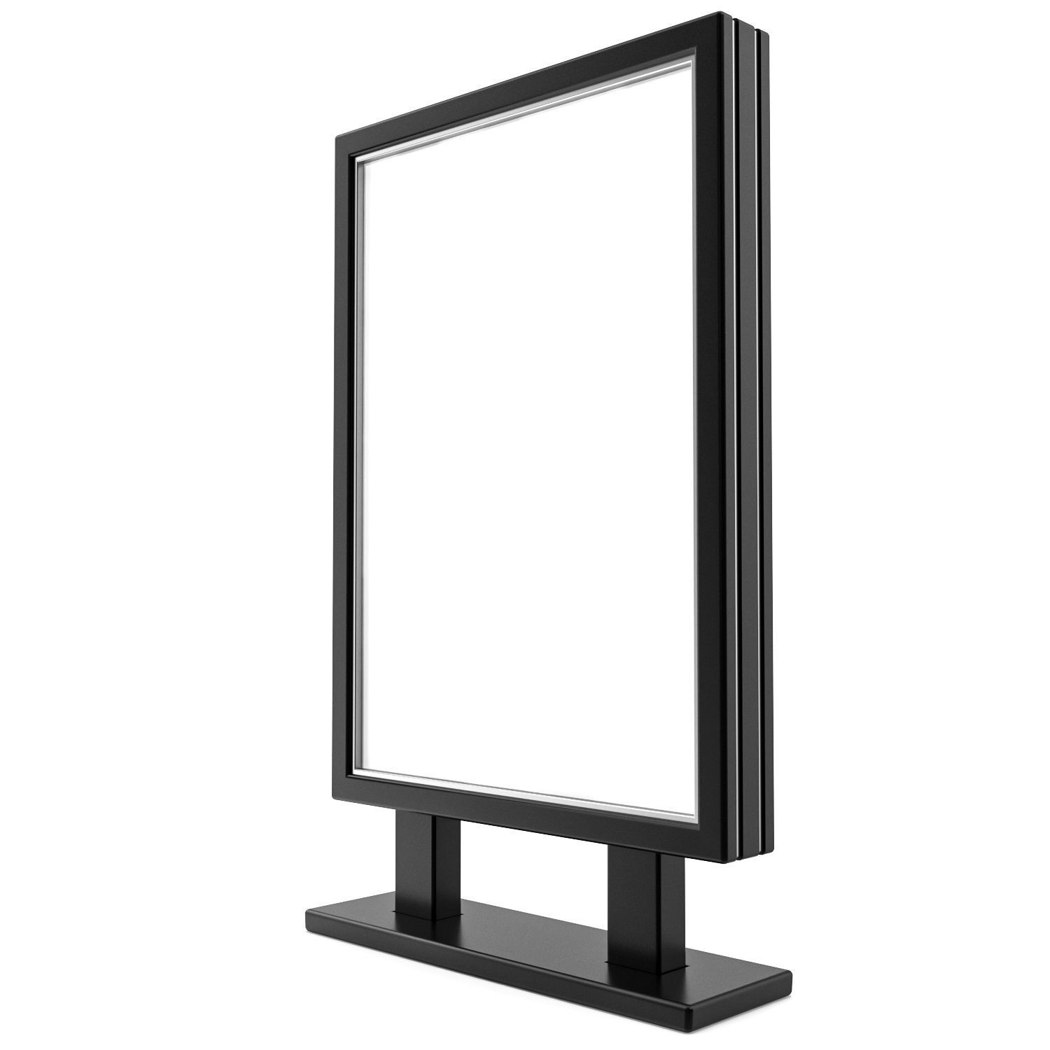 Advertising stand display Billboard 07 Low-poly 3D model_1