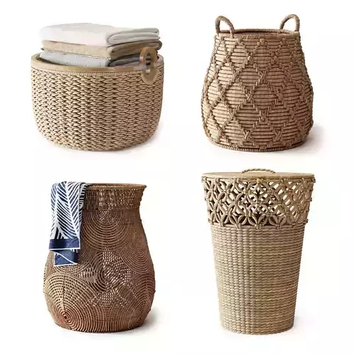 Baskets Set 06 3D model