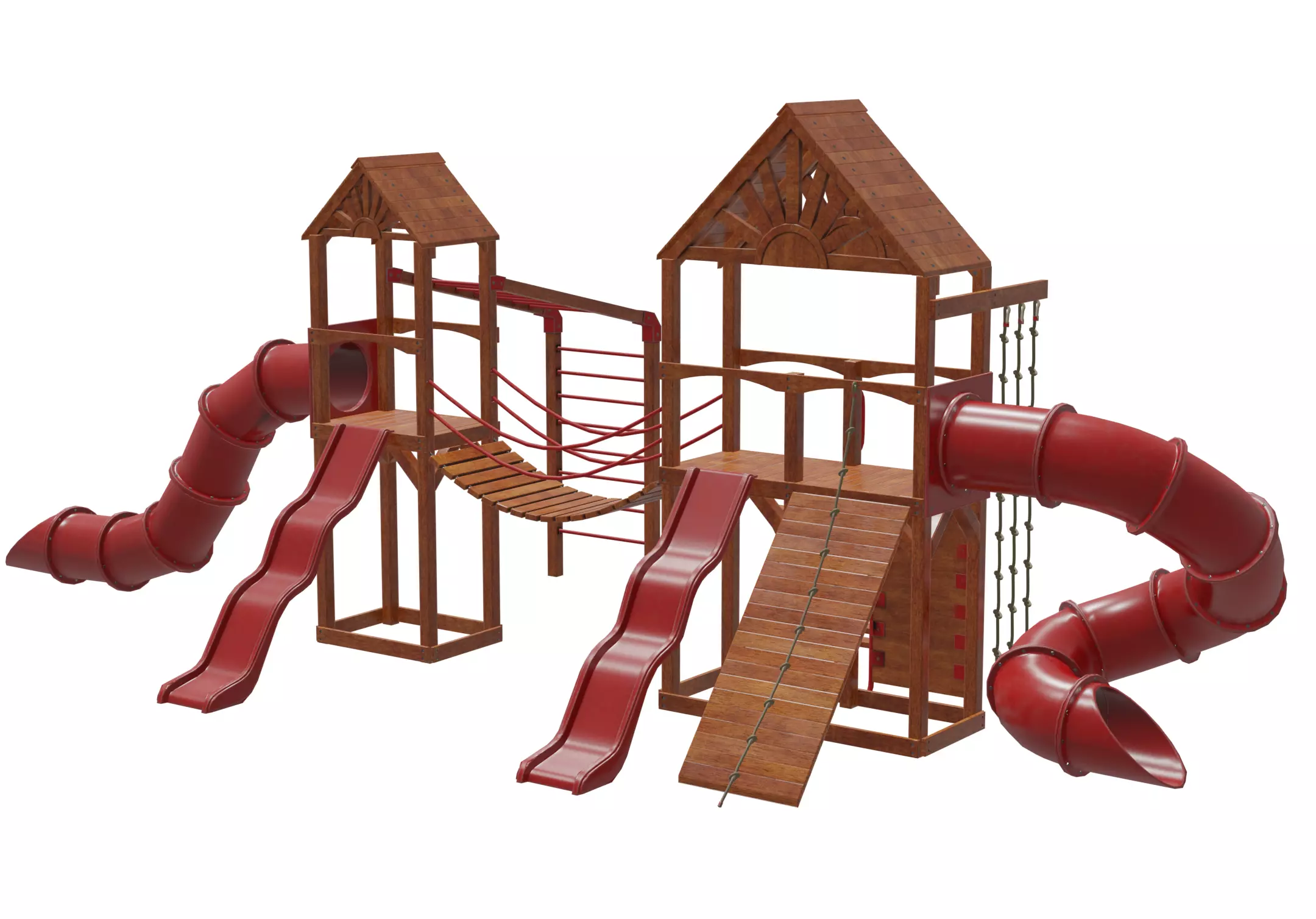 Playground Modular Assets Realistic Low-poly 3D model