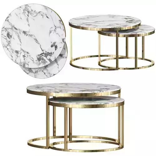 Mars nesting coffee table set